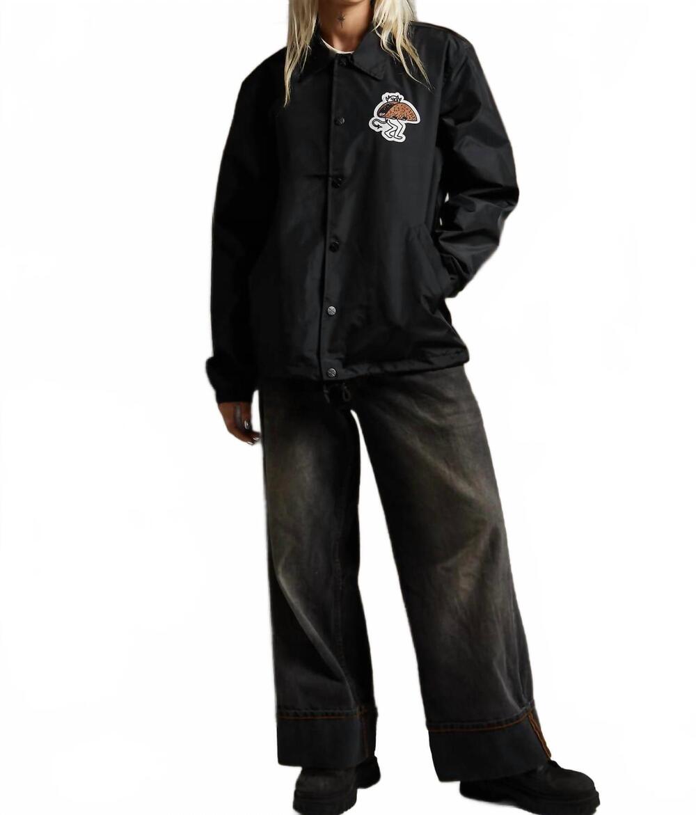 NEW PYKNIC raise hell eat tacos jacket in black
